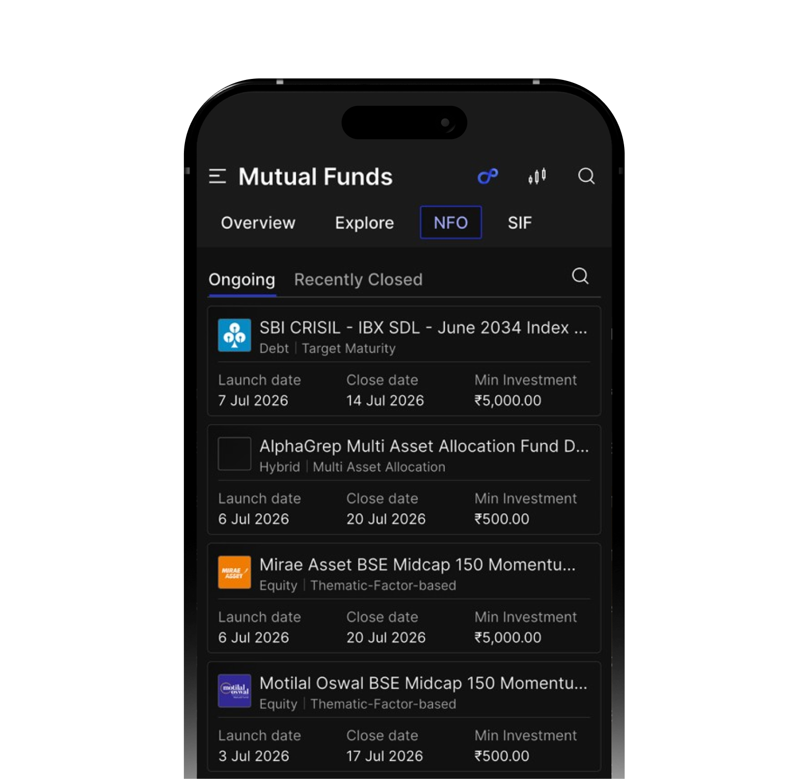 New fund offers